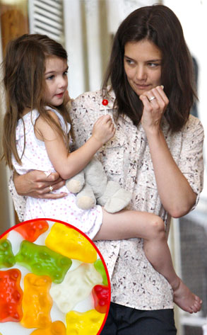 Katie Holmes, Suri Cruise, Gummy Bears Katie Holmes, Suri Cruise, Gummy Bears